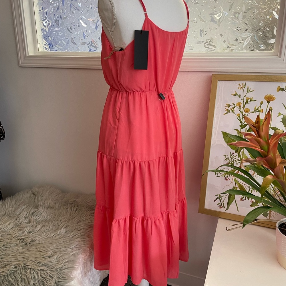 Coral Flow sunny dress